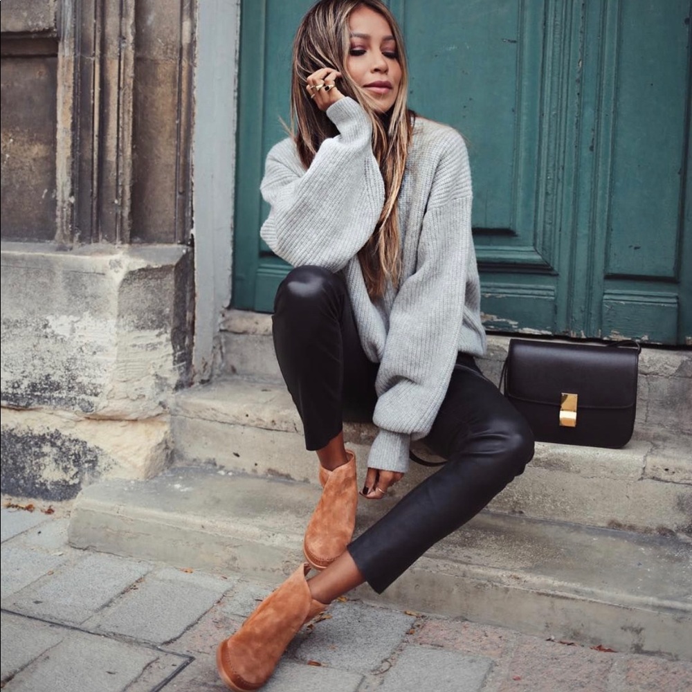 New Soludos suede ankle boots 5.5/ sincerelyjules